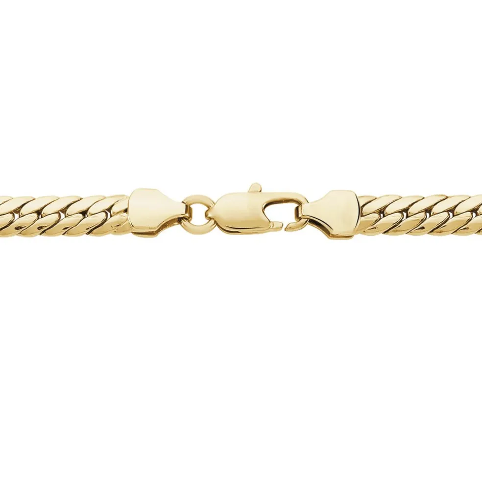 Collier Messaline Plaqué Or Jaune