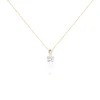Collier Micheline Or Bicolore Oxyde De Zirconium