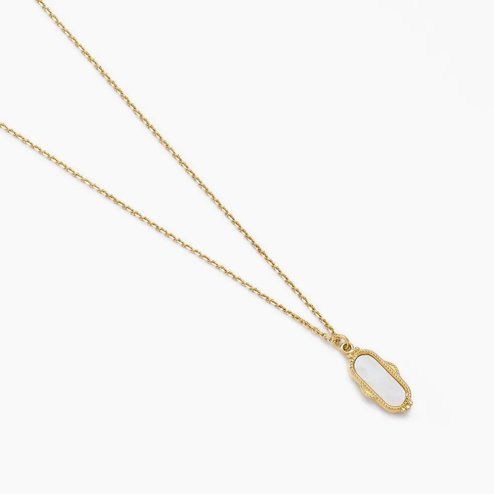 Collier Mirage Or Jaune Nacre