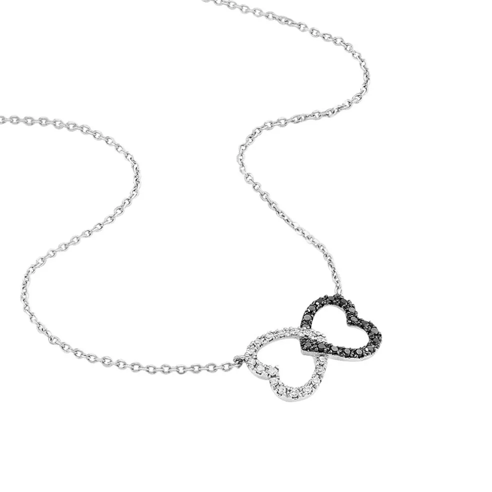 Collier Miranda Or Blanc Diamant