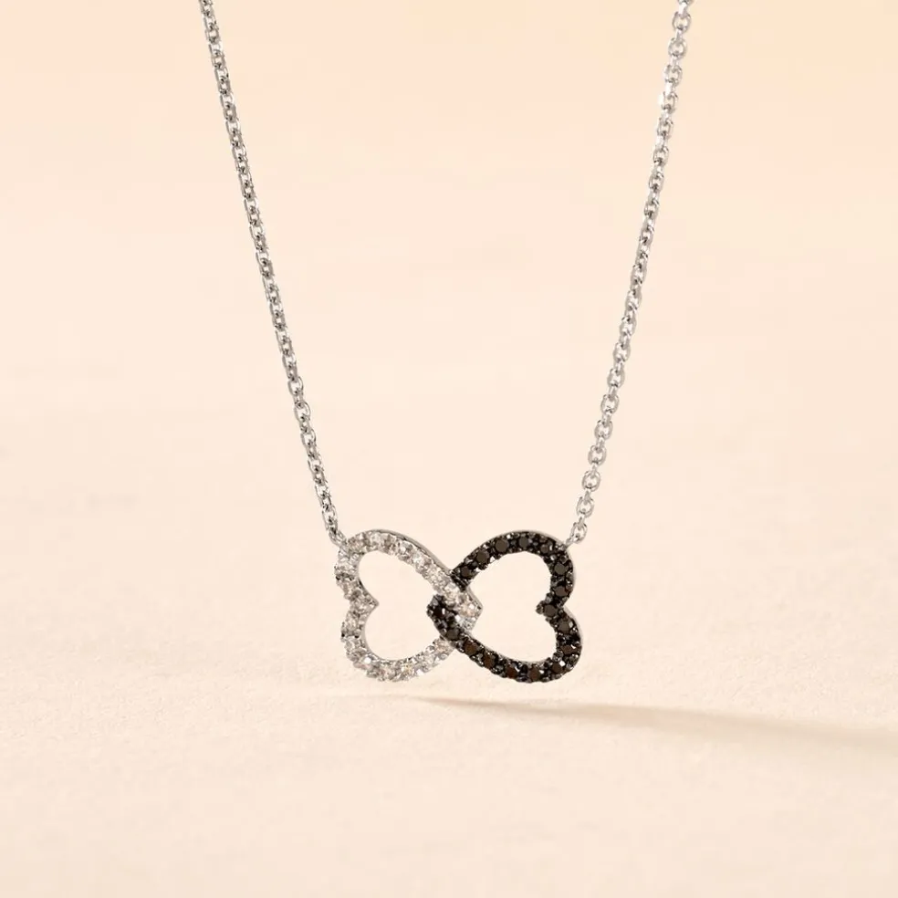 Collier Miranda Or Blanc Diamant
