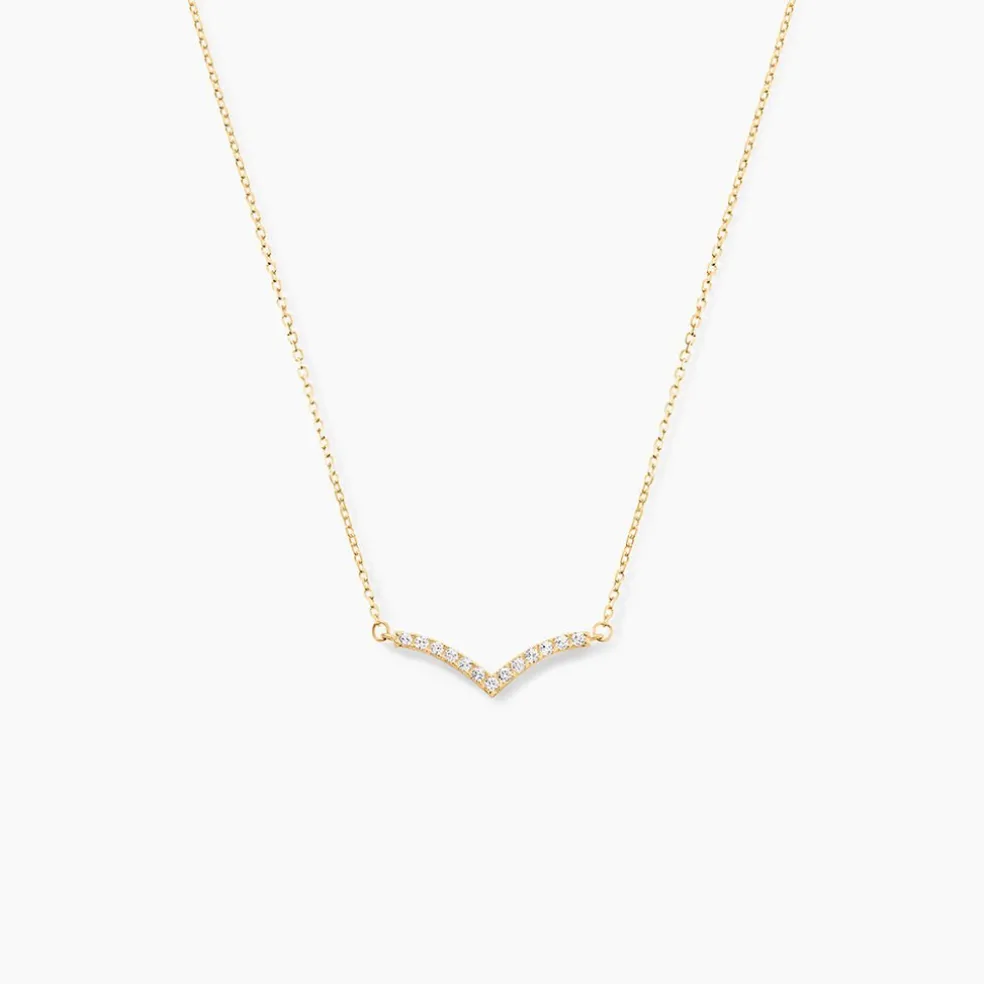 Collier Mohini Or Jaune Oxyde De Zirconium