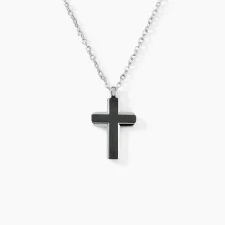 Collier Moletee Acier Blanc