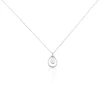 Collier Momaza Or Blanc Diamant