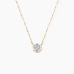 Collier Munira Or Jaune Topaze Oxyde De Zirconium