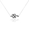 Collier Muses Argent Oxydes De Zirconium