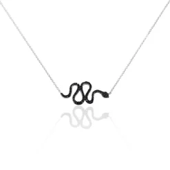 Collier Muses Argent Oxydes De Zirconium
