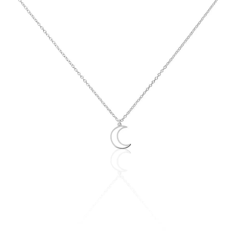 Collier Myel Argent Blanc