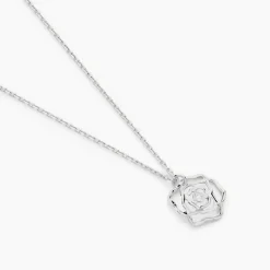 Collier Najatte Argent Blanc