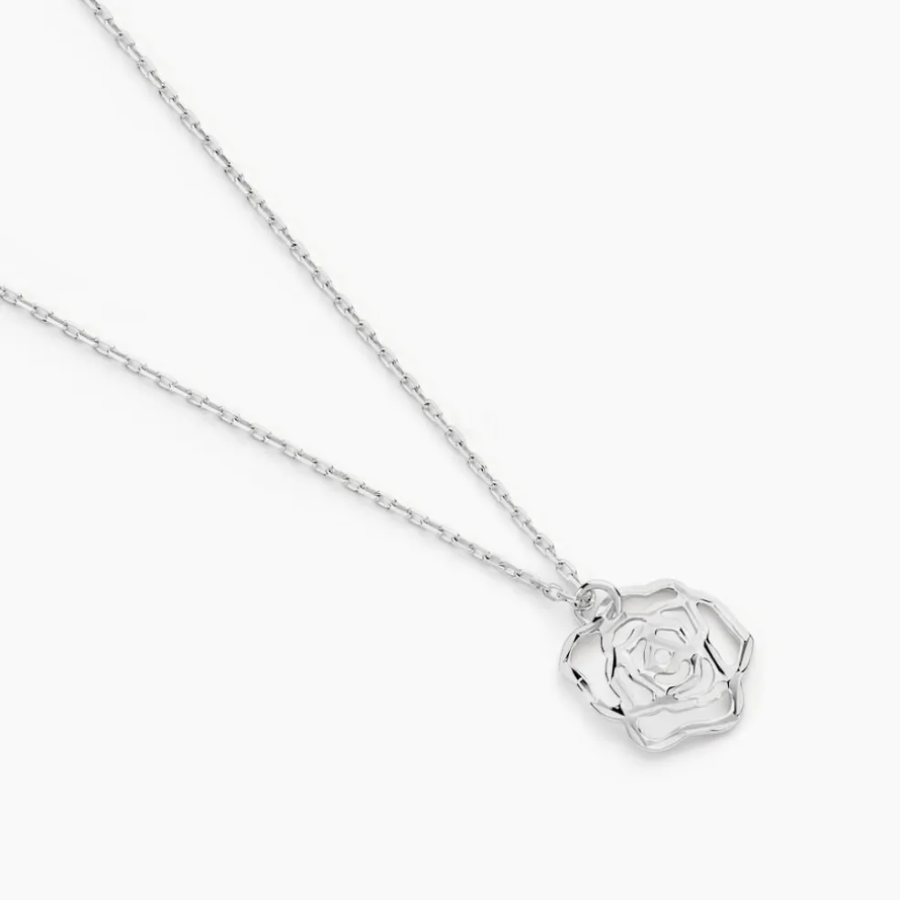 Collier Najatte Argent Blanc