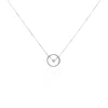 Collier Natalane Or Blanc Diamant