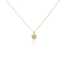 Collier Nehemiah Plaque Or Oxyde De Zirconium