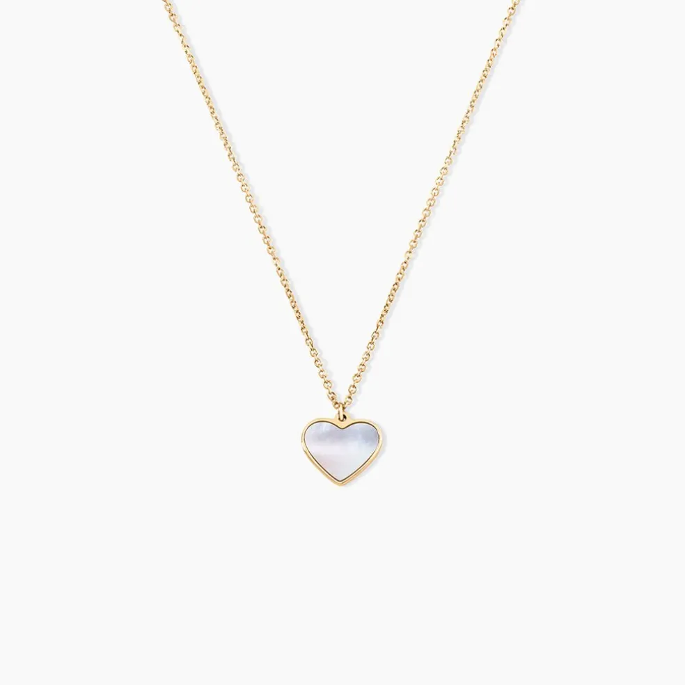Collier Nerio Or Jaune Nacre