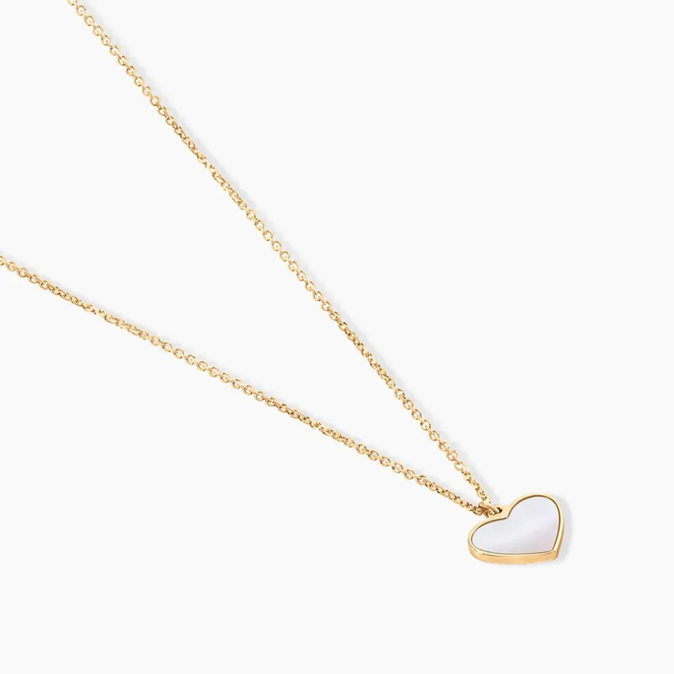 Collier Nerio Or Jaune Nacre