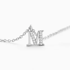 Collier Neruda Argent Blanc Oxyde De Zirconium