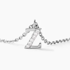 Collier Neruda Argent Blanc Oxyde De Zirconium