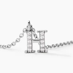 Collier Neruda Argent Blanc Oxyde De Zirconium
