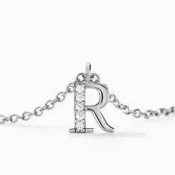 Collier Neruda Argent Blanc Oxyde De Zirconium