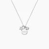 Collier Nessa Argent Blanc Oxyde De Zirconium