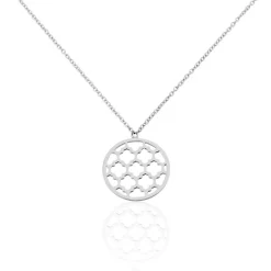 Collier Nevenka Acier Blanc