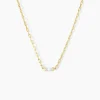 Collier Nigelle Argent Jaune Oxyde De Zirconium