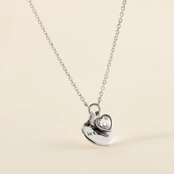 Collier Nikoline Argent Blanc Oxyde De Zirconium