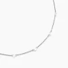 Collier Noha Argent Blanc Oxyde De Zirconium