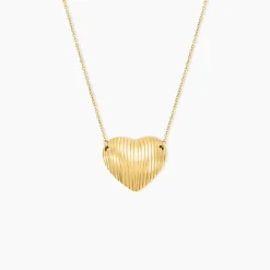 Collier Nolene Acier Jaune