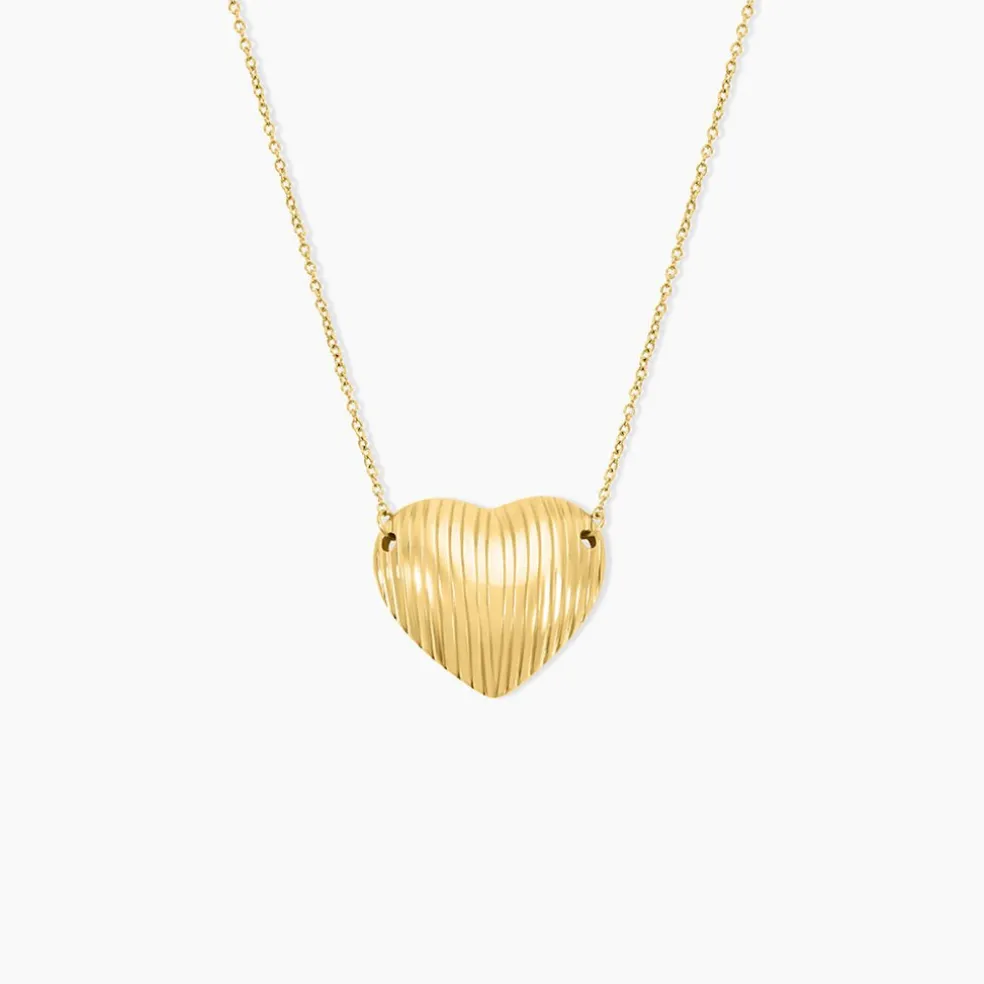 Collier Nolene Acier Jaune