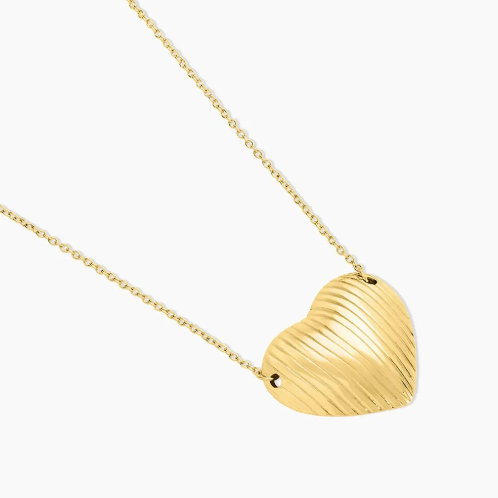 Collier Nolene Acier Jaune