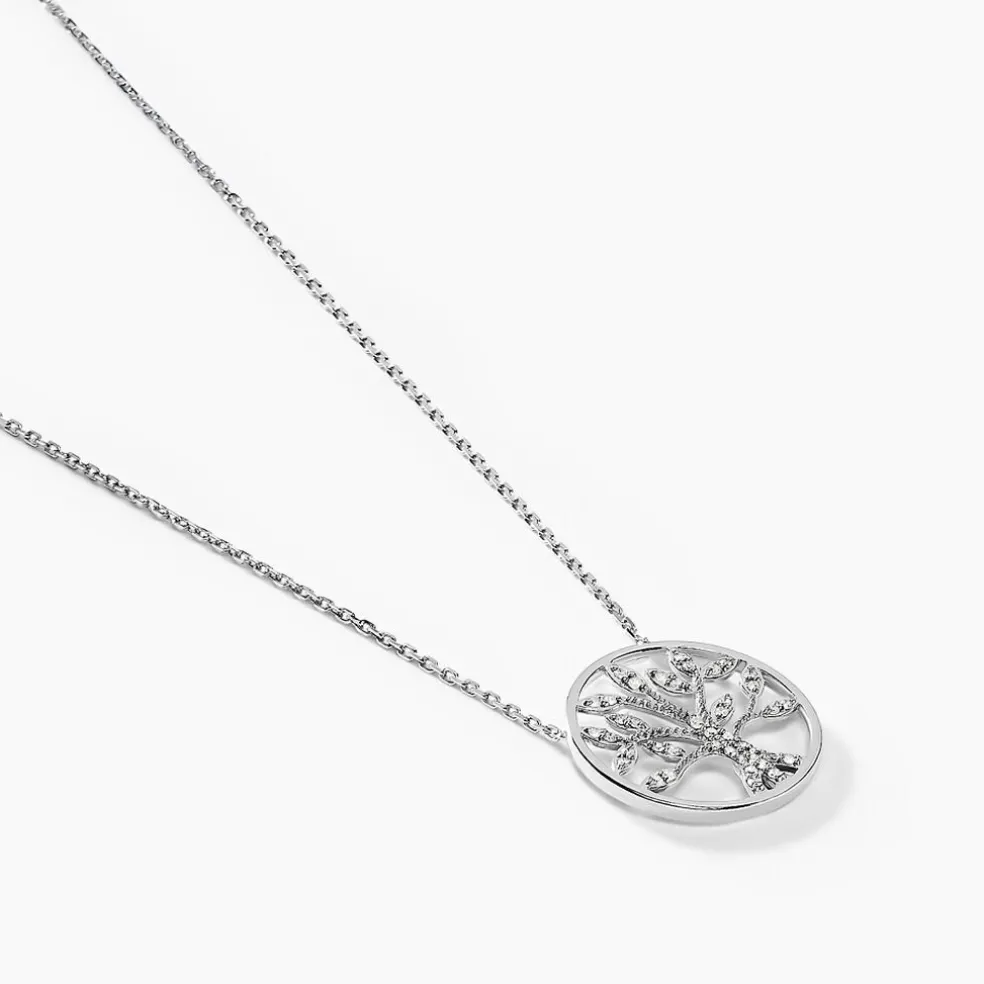 Collier Norina Or Blanc Diamant
