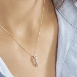 Collier Nucia Or Jaune Diamant