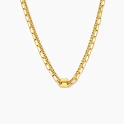 Collier Numah Acier Jaune
