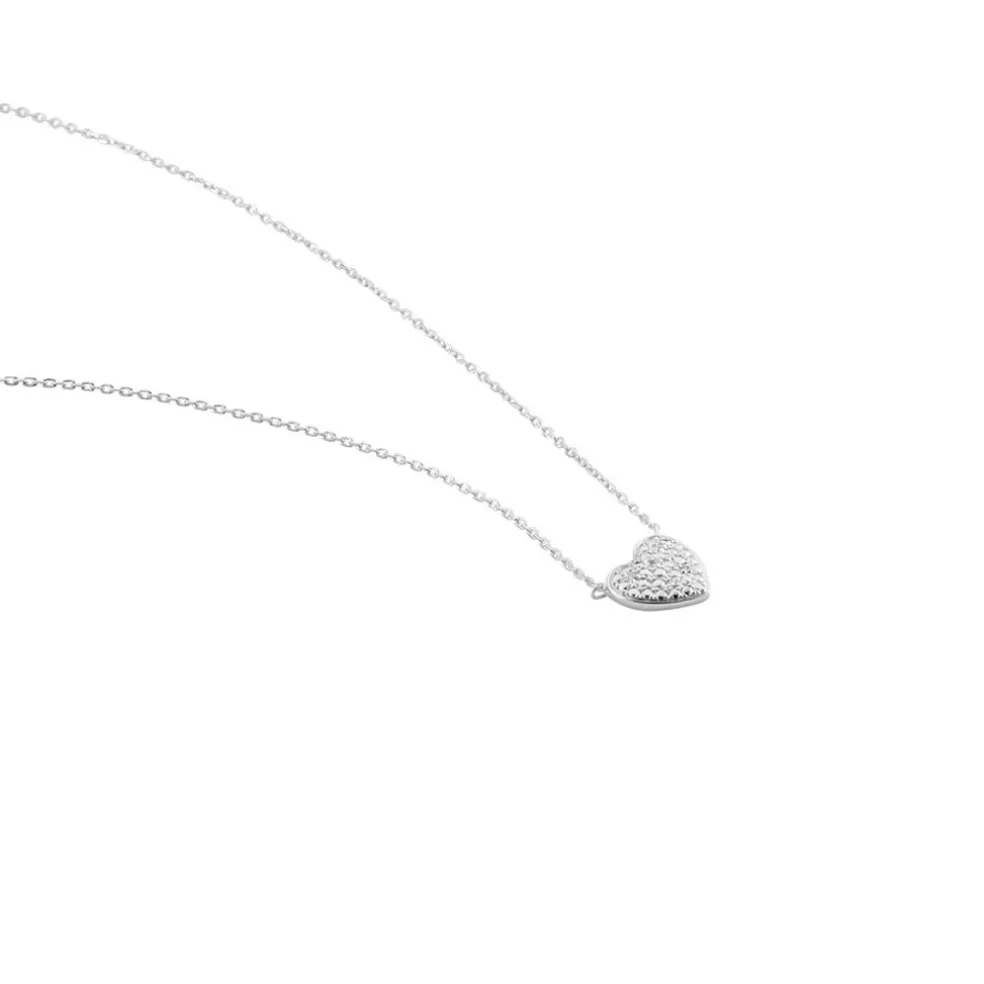 Collier Or Blanc Abe Diamants