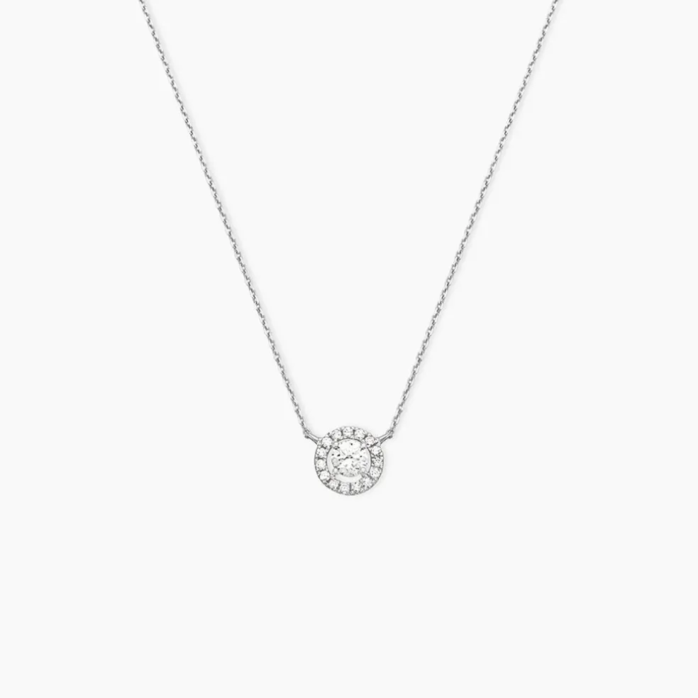 Collier Or Blanc Cadence Diamants