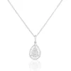 Collier Or Blanc Diamant