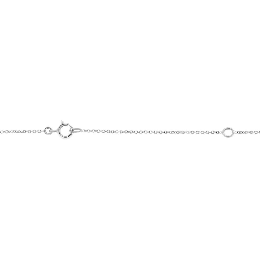 Collier Or Blanc Diamant