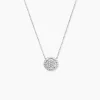 Collier Or Blanc Nawra Diamants Synthétiques