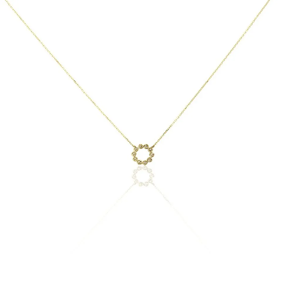 Collier Or Jaune Adrienn Diamants