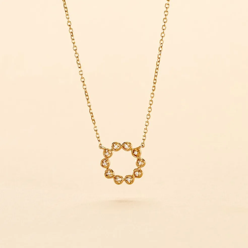 Collier Or Jaune Adrienn Diamants