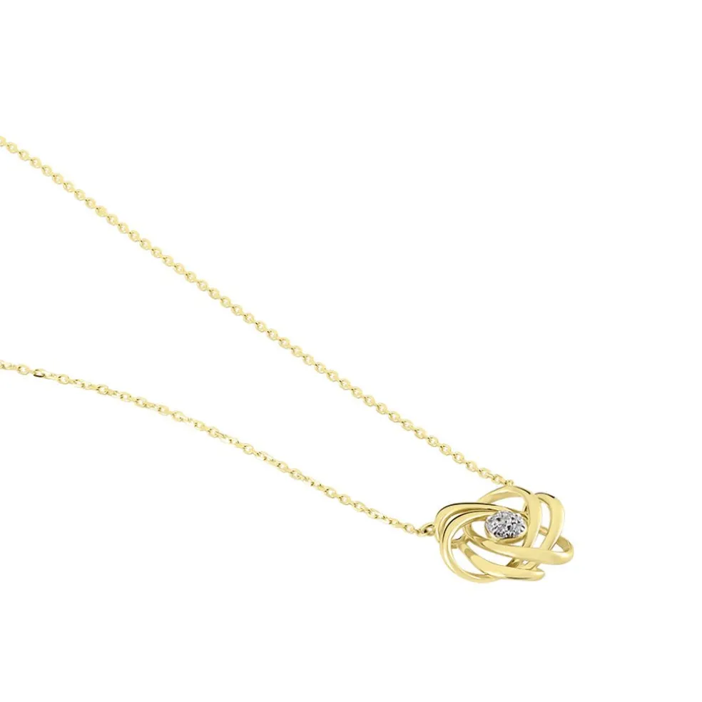 Collier Or Jaune Afua Diamants