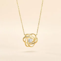Collier Or Jaune Afua Diamants