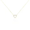 Collier Or Jaune Ansel Oxyde De Zirconium