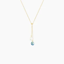 Collier Or Jaune Brayann Perles De Culture