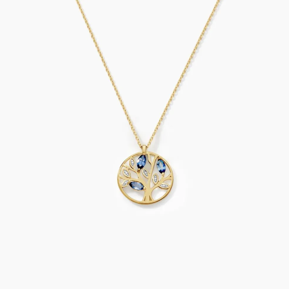 Collier Or Jaune Elsebein Saphirs