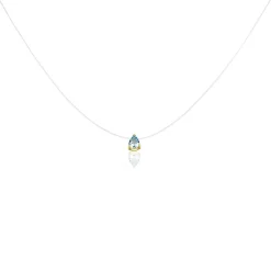 Collier Or Jaune Gorgones Topaze