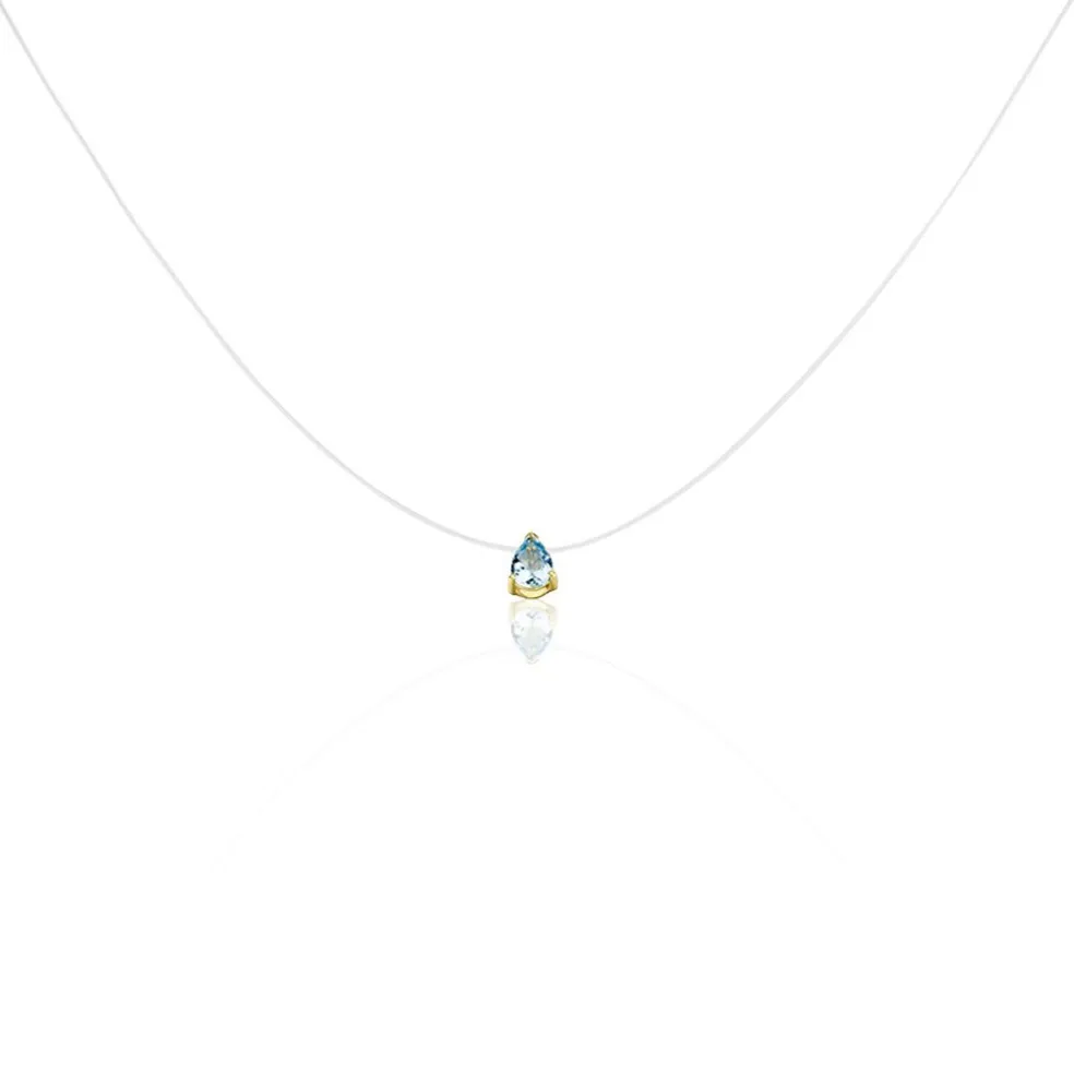 Collier Or Jaune Gorgones Topaze