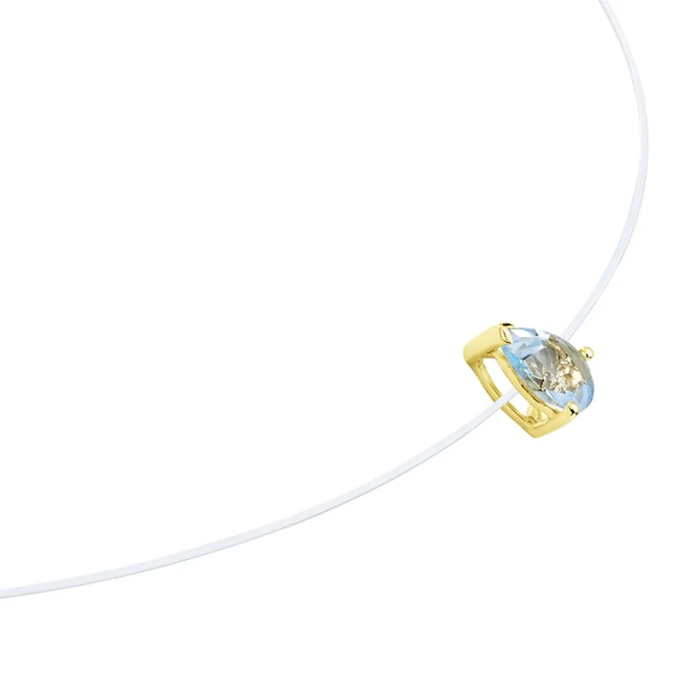 Collier Or Jaune Gorgones Topaze