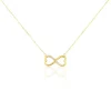 Collier Or Jaune Ilyas Oxyde De Zirconium