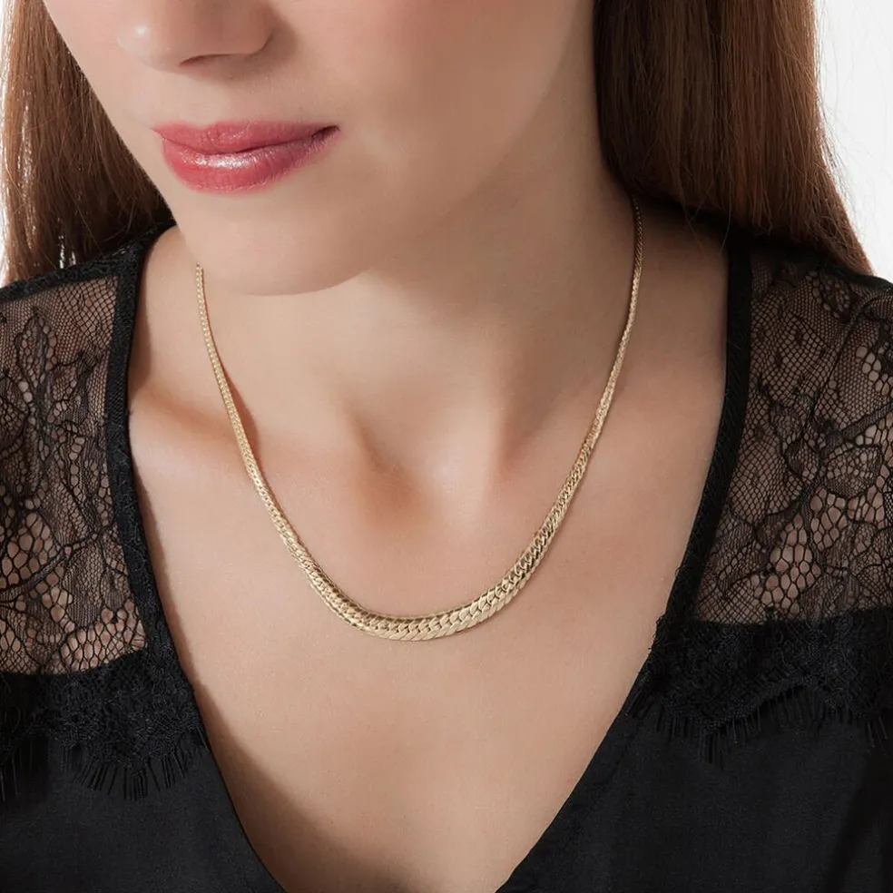 Collier Or Jaune Izel Maille Anglaise